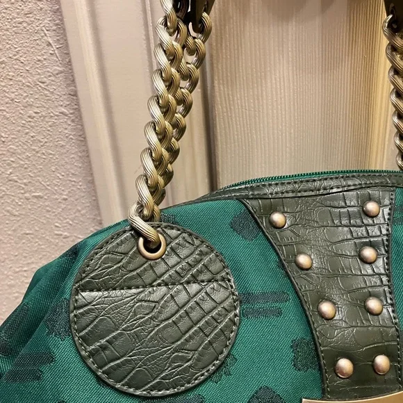 Y2K Rare Fornarina Emerald Green purse - Picture 4 of 12